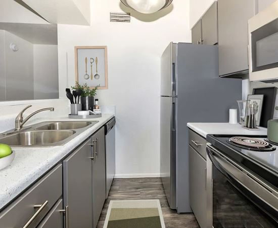 Kitchen at Winterhaven Apartments in Tucson Arizona